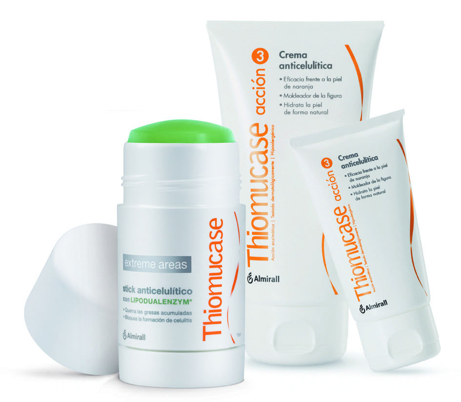 Thiomucase reductor grasa y zonas rebeldes