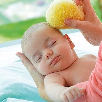 Baño relajante recién nacido