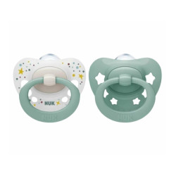 NUK CHUPETE SIGNATURE 0-6M SILICONA X 2