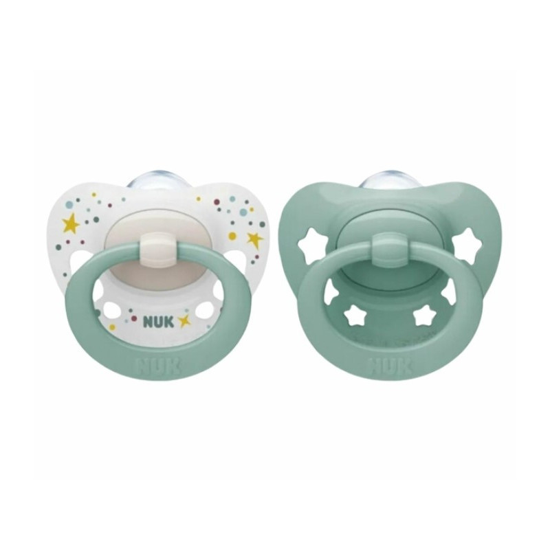 NUK CHUPETE SIGNATURE 0-6M SILICONA X 2