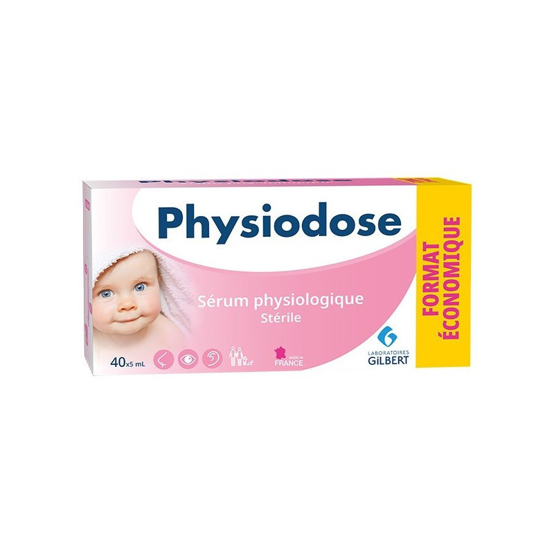 Physiodose Sérum Fisiológico 40 monodosis
