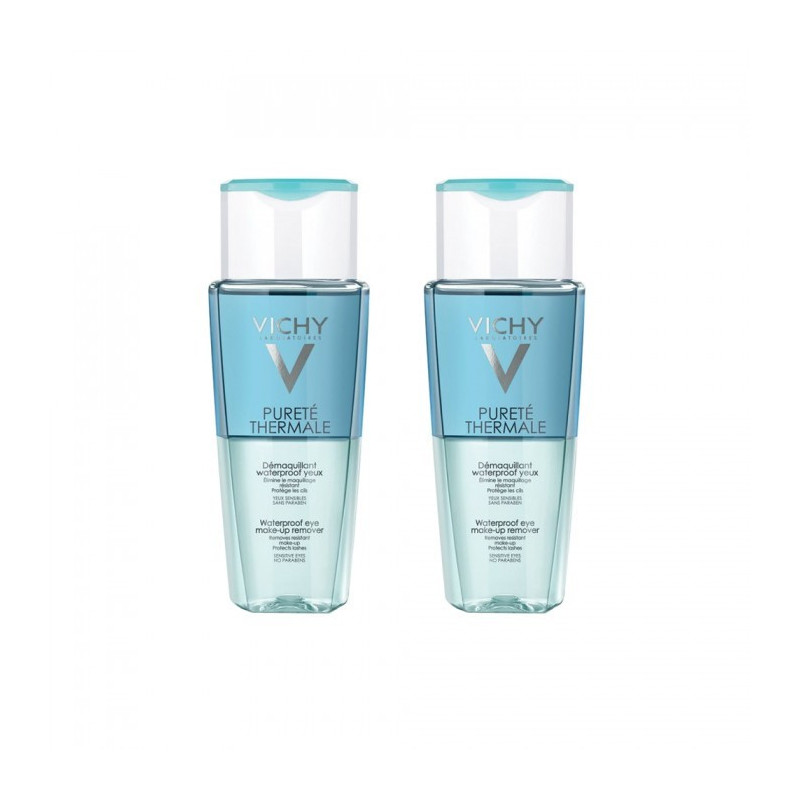 Vichy Pureté Thermale Desmaquillante Waterproff Ojos 150 ml x2 unidades