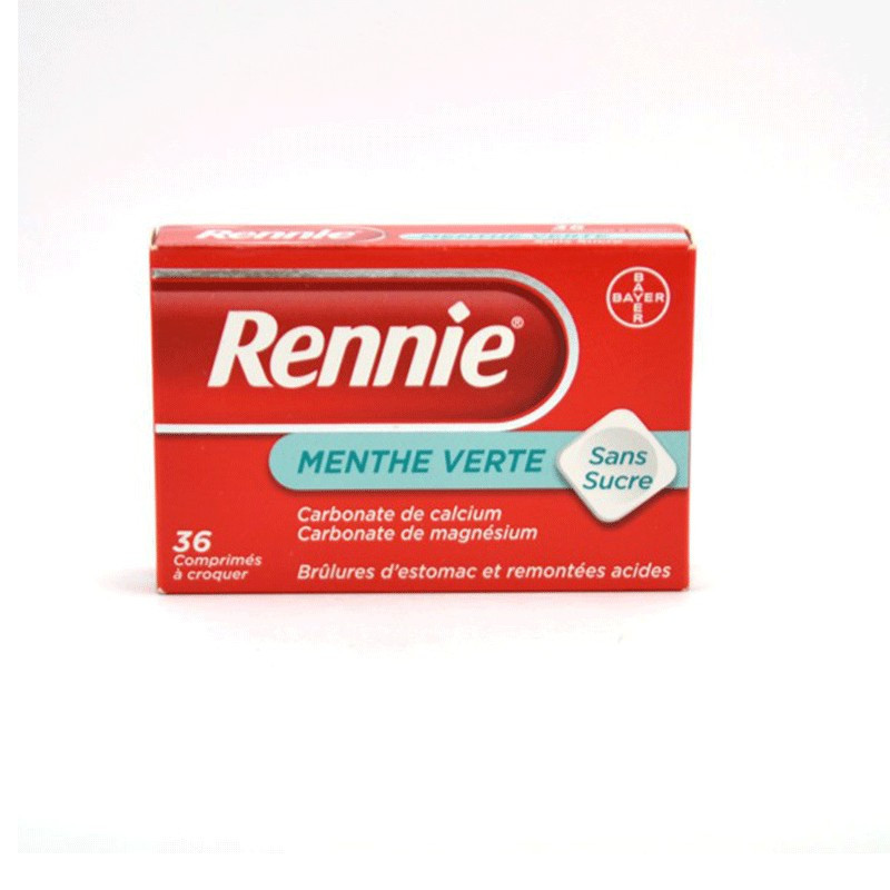 Rennie Menta Verde Acidez y Ardores de Estómago 96 comp.