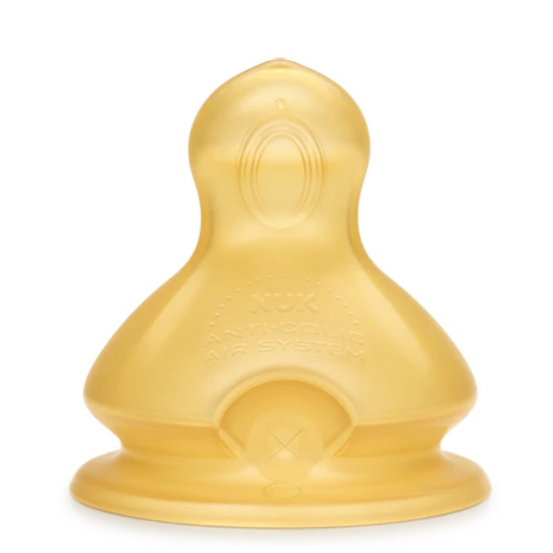 NUK TETINA FIRST CHOICE 0-6M LÁTEX FLUJO M X 2