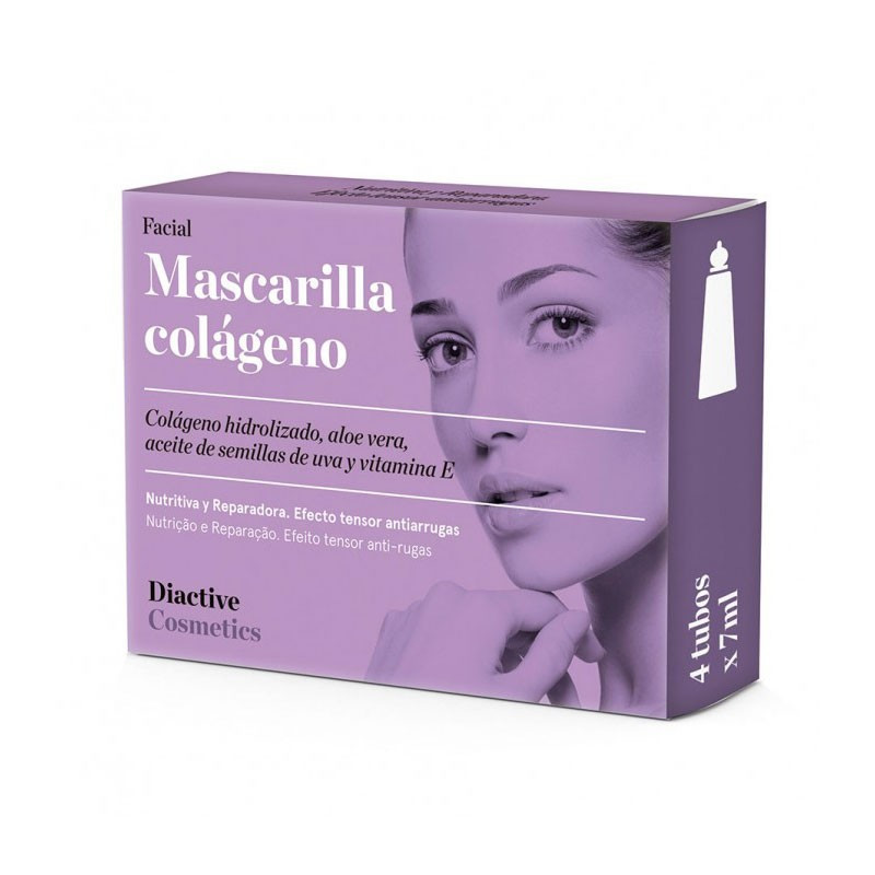 Diactive Mascarilla Colágeno 4 unidades