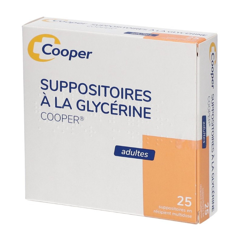 COOPER SUPOSITORIOS A LA GLICERINA 25 UDS