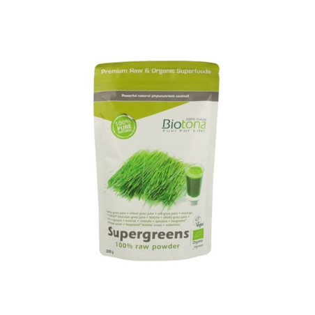Biotona Supergreens Raw Bio 200gr