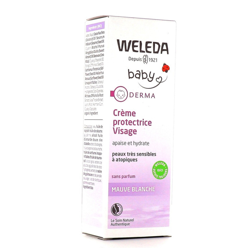 Weleda Crema Protectora Rostro Malva Blanca