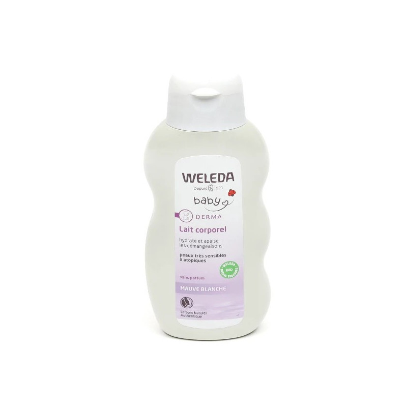 Weleda Baby Leche corporal orgánica malva blanca 200ml