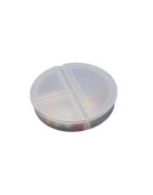 LA PASTILLA PASTILLERO REDONDO 3 COMPARTIMENTOS