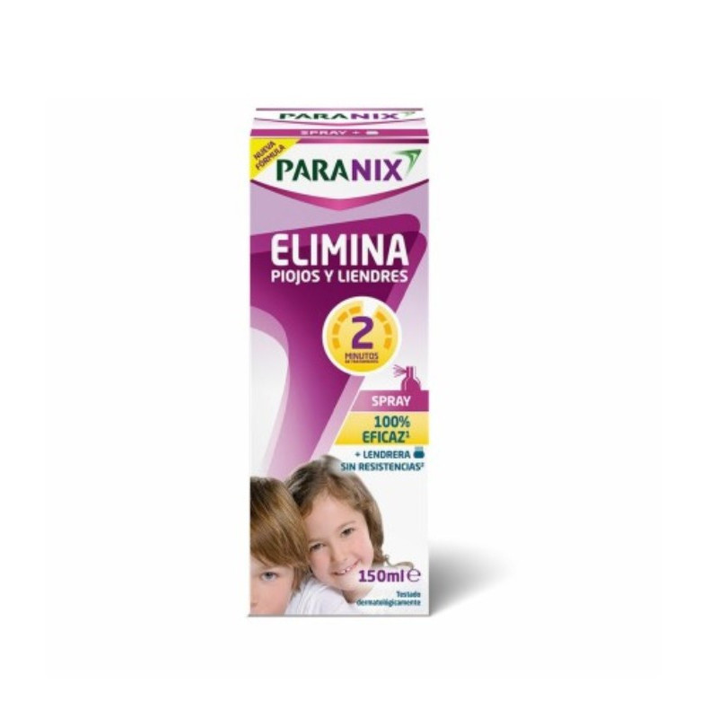 PARANIX SPRAY ELIMINA PIOJOS Y LIENDRES 150ML