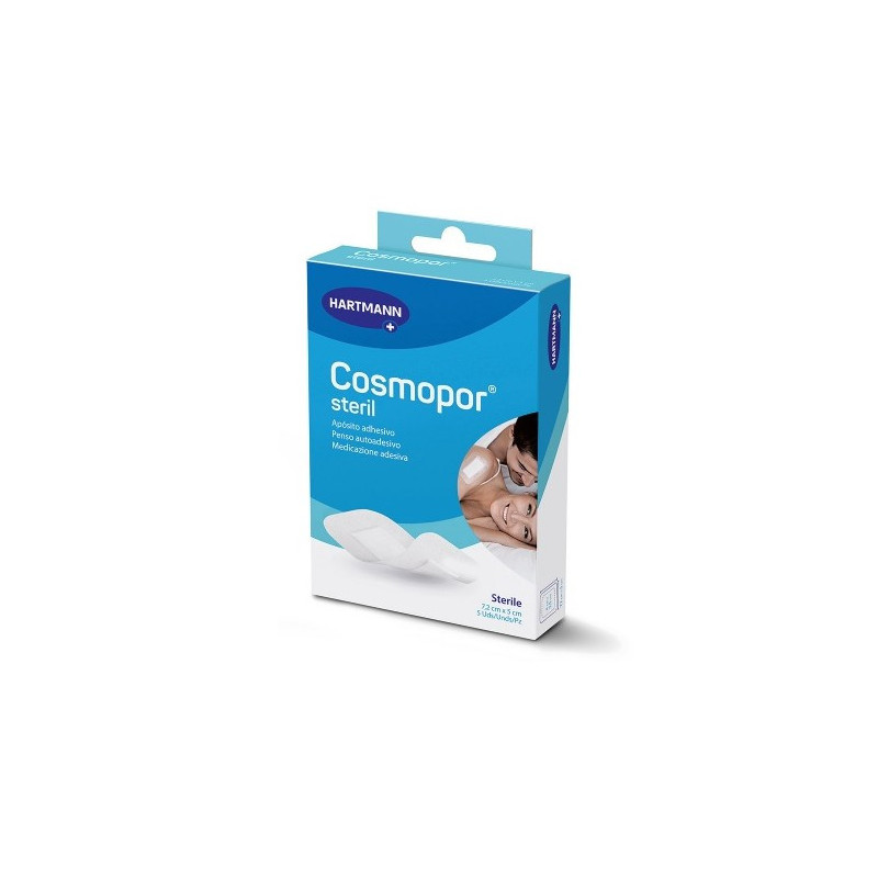COSMOPOR STERIL 7,5CM X 5CM 5 UNID