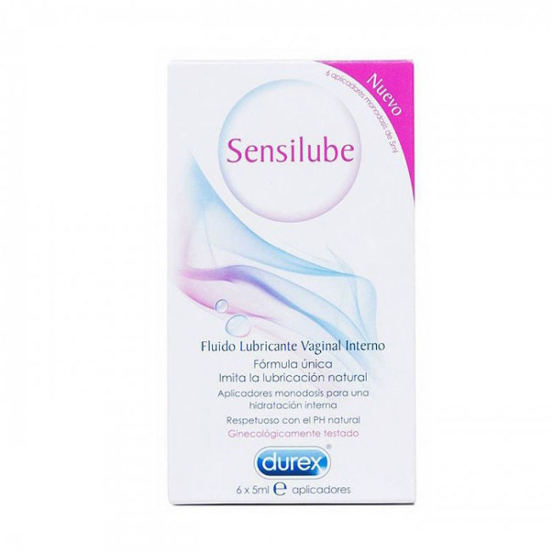 Durex Sensilube Fluido Lubricante Vaginal Interno 6 monodosis x5ml