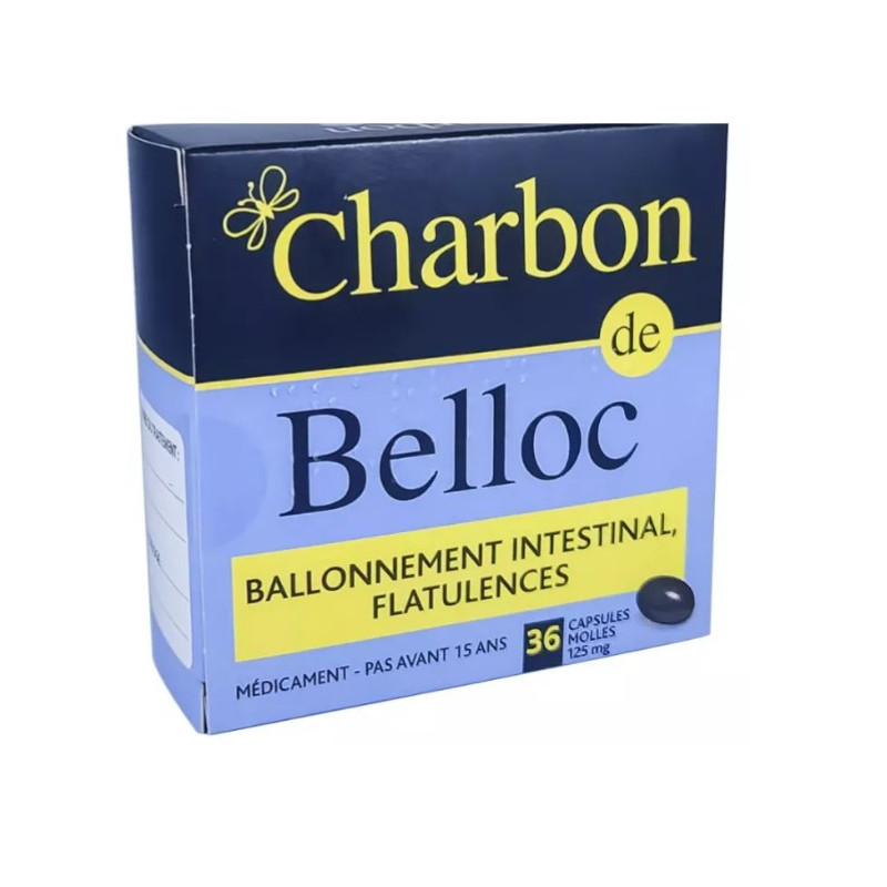 CHARBON BELLOC 36 CÁPSULAS 125MG