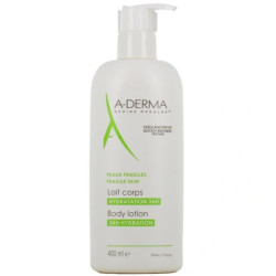 A-DERMA LECHE CORPORAL HIDRATACIÓN 24 H 400 ML
