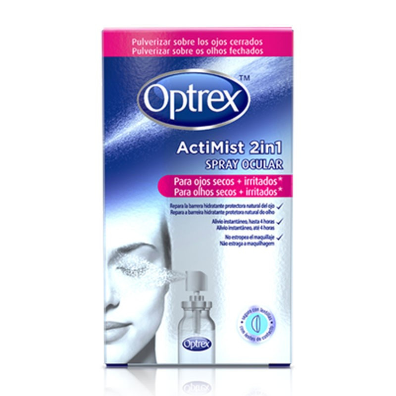 Optrex ActiMist 2 en 1 Spray Ocular Ojos Secos 10 ml