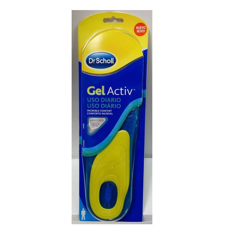 Dr. Scholl Gel Activ Plantillas Uso Diario Hombre T.42-48