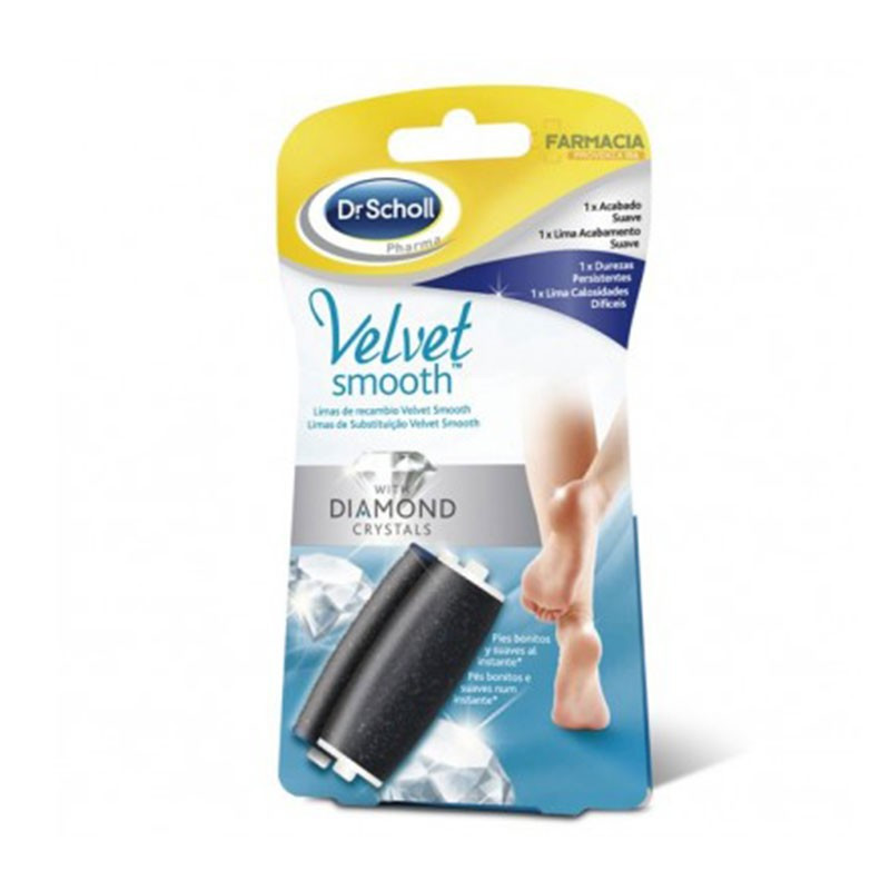 Dr. Scholl Velvet Smooth Recambio Lima Electrónica 2 unidades