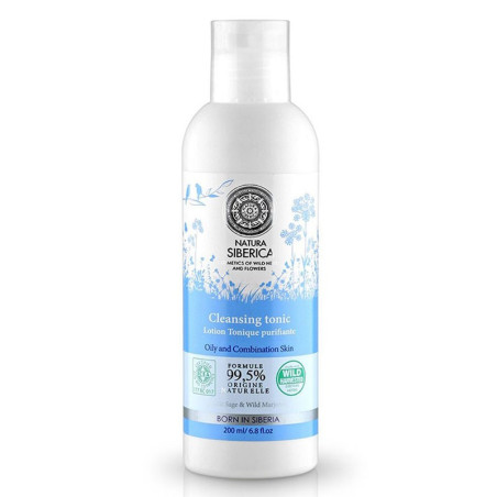 Natura Siberica Tónico Limpiador Piel Grasa o Mixta 200 ml