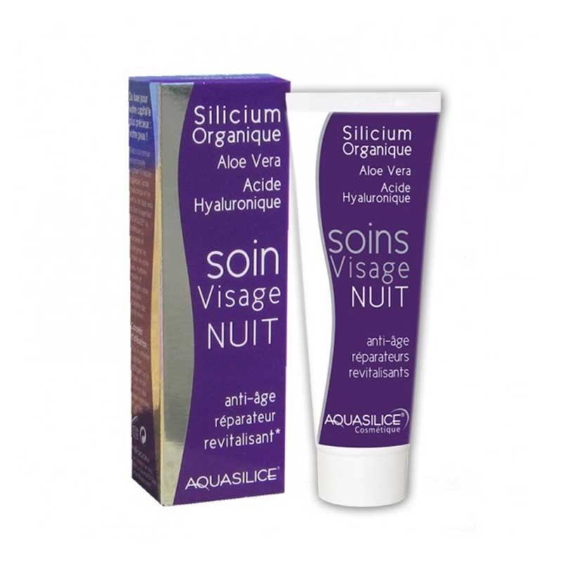 Aquasilice Crema Noche Silicio Orgánico y Ácido Hialurónico 50ml
