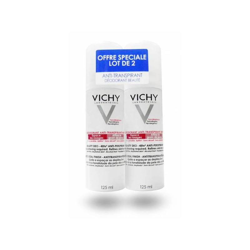 Vichy Beauty Desodorante Antitranspirante 48 h 125ml x2 unidades