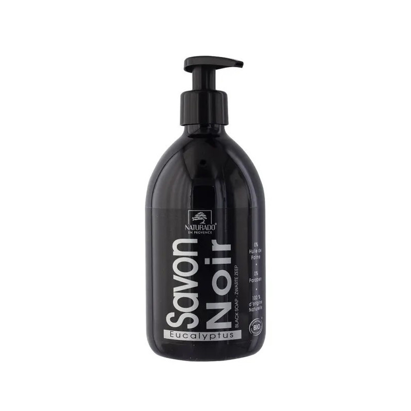 Naturado Jabón Negro BIO de Ducha con Eucalipto 500ml