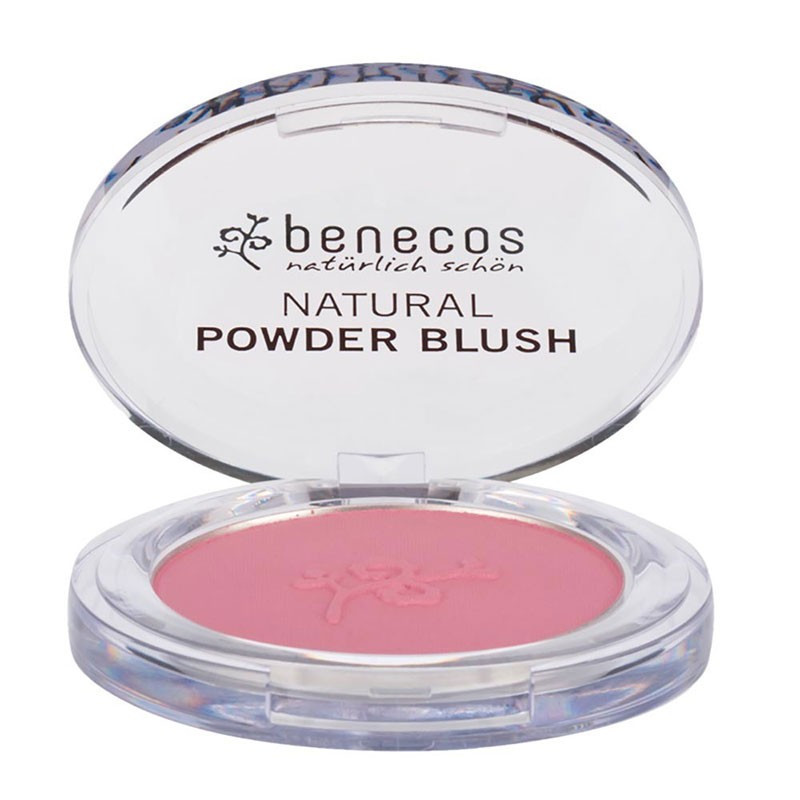Benecos Natural Powder Blush Color Mallow Rose