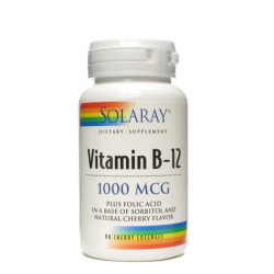 SOLARAY VITAMINA B12 1000MCG 90 COMPRIMIDOS