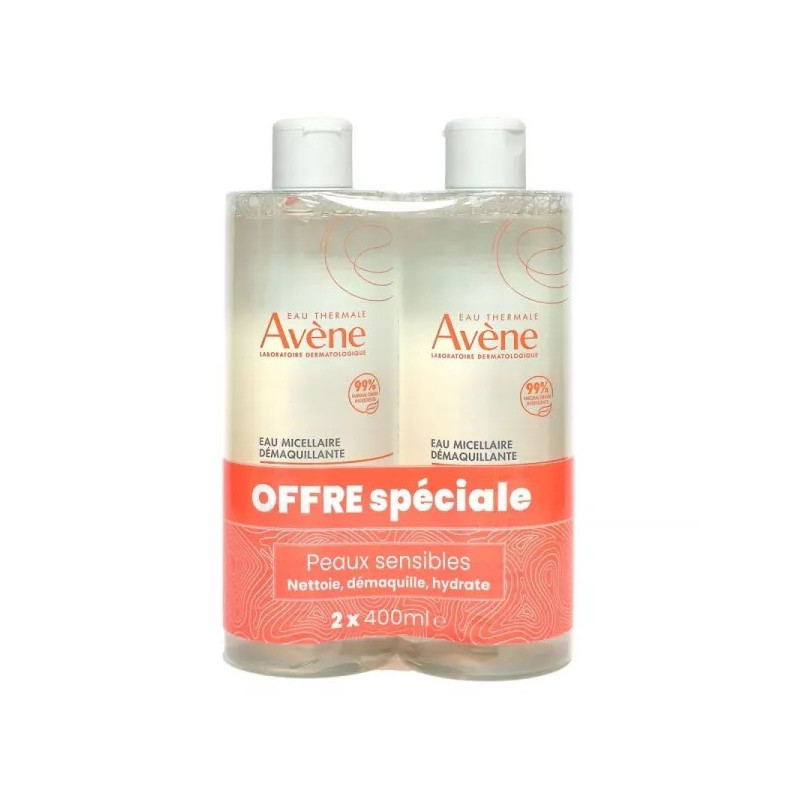 Avène Loción Micelar 400ml x2 unidades