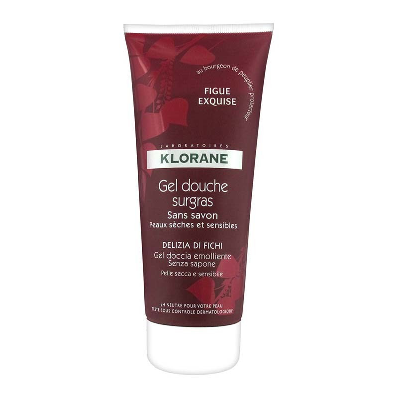Klorane Gel de Ducha Figue Exquise Sobregraso Pieles Secas y Sensibles 200ml