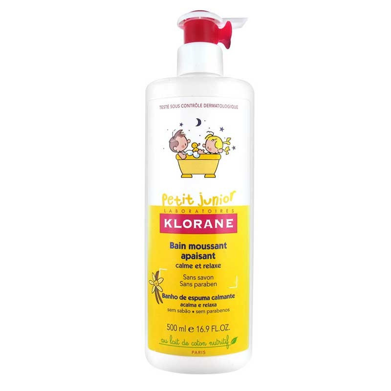Klorane Petit Junior Gel de Baño Espumoso Calmante 500ml