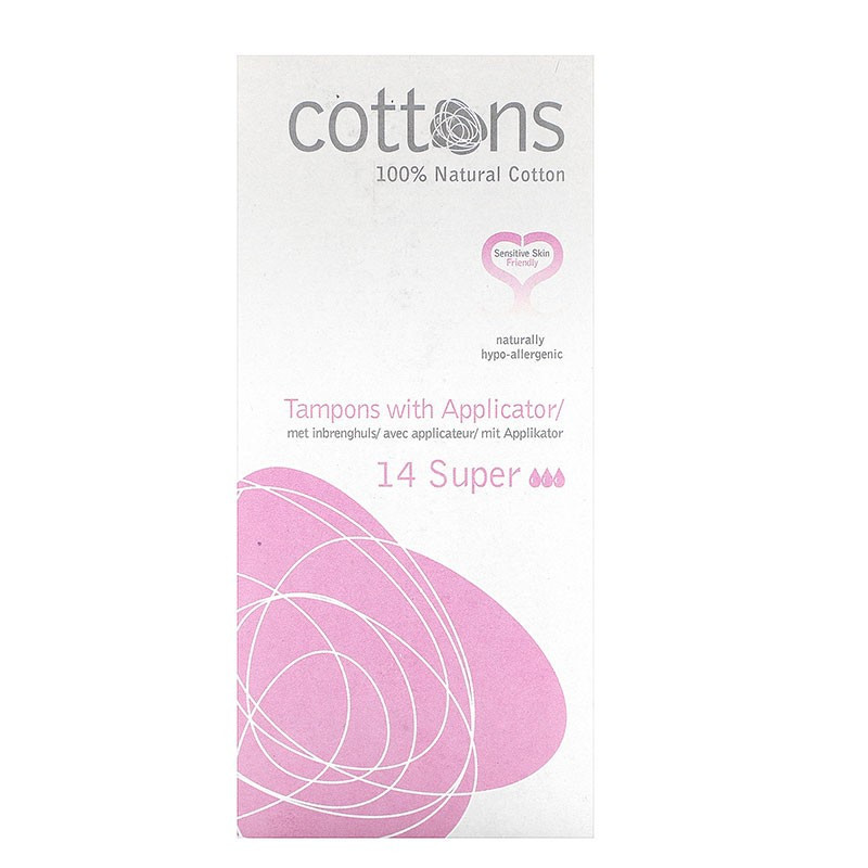 Cottons Tampones con Aplicador Super 14ud