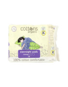 Cottons Overnight Compresas de Noche con Alas 10ud