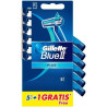 Gilette Blue II Plus Maquinillas de Afeitar Deshechables 6 unidades