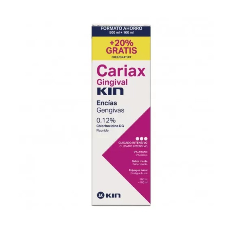 KIN CARIAX GINGIVAL COLUTORIO 500ML + 100ML