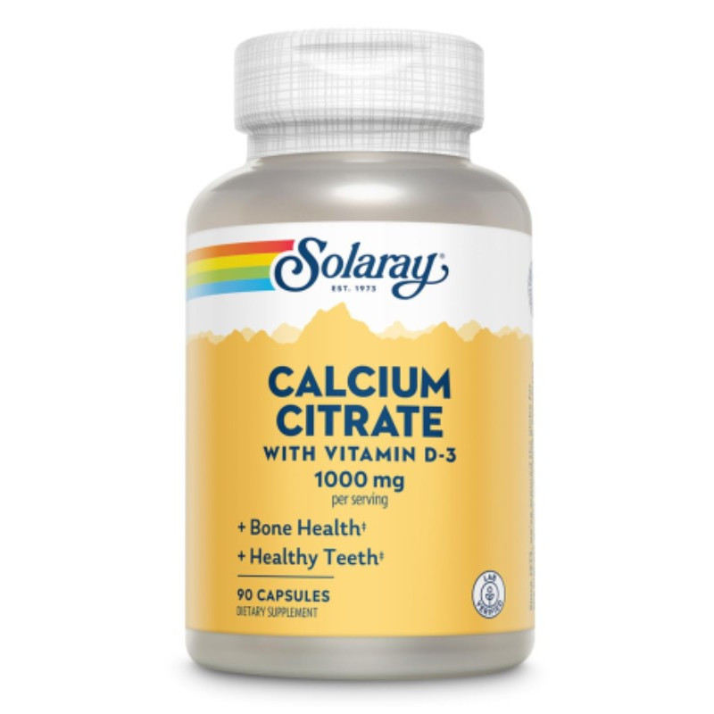 SOLARAY CALCIUM CITRATE 90CAPSULAS