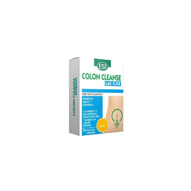 ESI Colon Cleanse Lax Flor Laxante 30 cápsulas