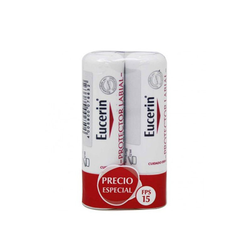 Eucerin Protector Labial Piel Sensible x2 unidades