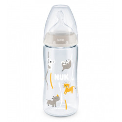 NUK BIBERÓN FIRST CHOICE 0-6M LÁTEX M 300ML
