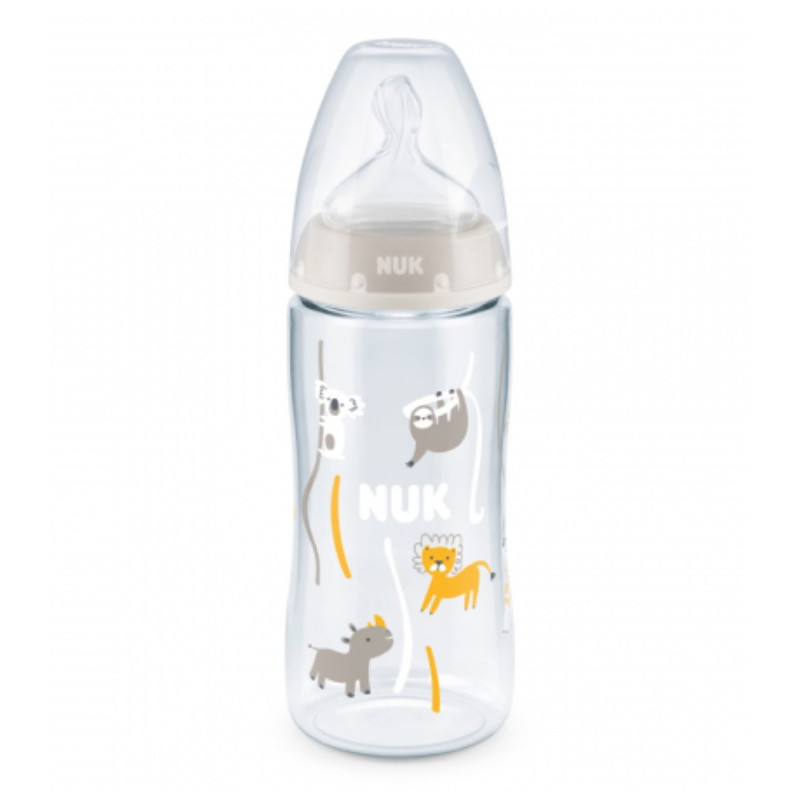 NUK BIBERÓN FIRST CHOICE 0-6M LÁTEX M 300ML
