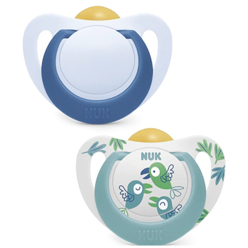 NUK CHUPETE STAR 18-36M LÁTEX X 2