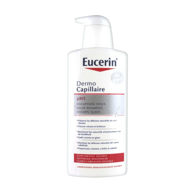 Eucerin Dermo Capillaire pH5 Champú Suave Cuero Cabelludo Sensible 400ml