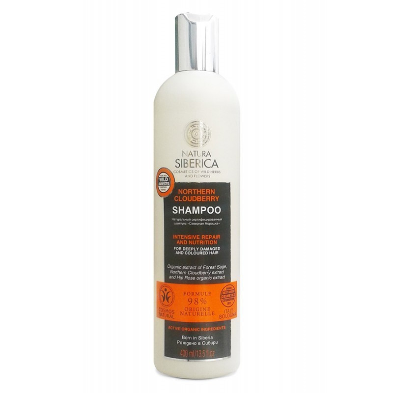 Natura Siberica Champú Mora de los Pantanos Reparador Intensivo 400 ml