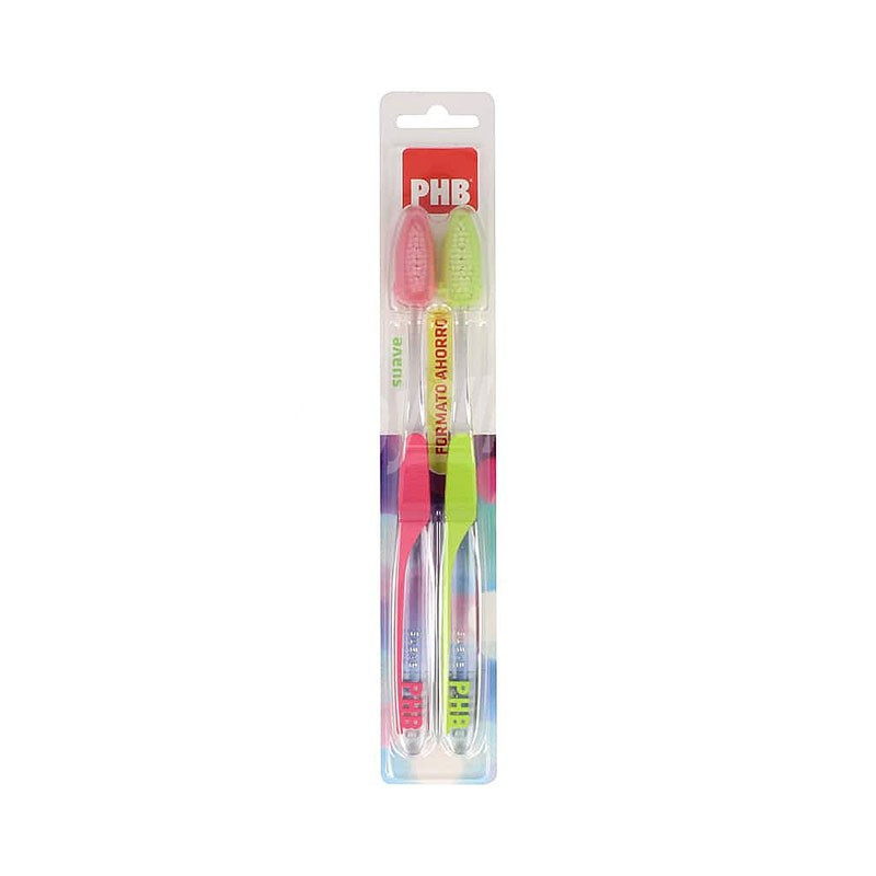 PHB Cepillo Dental Suave Pack 2 unidades