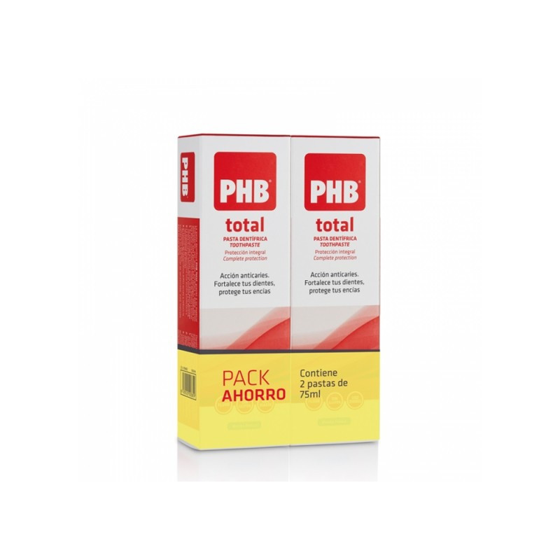 PHB Total Dentífrico Anticaries 75ml x2 unidades