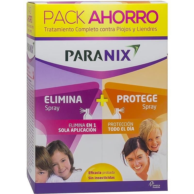 Paranix Pack Antipiojos Tratamiento Spray + Repelente Spray