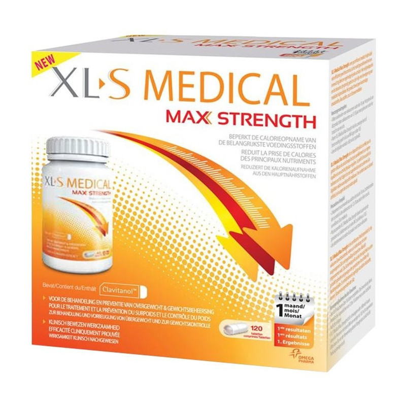XLS Medical Max Strength Control de Peso 120 comprimidos