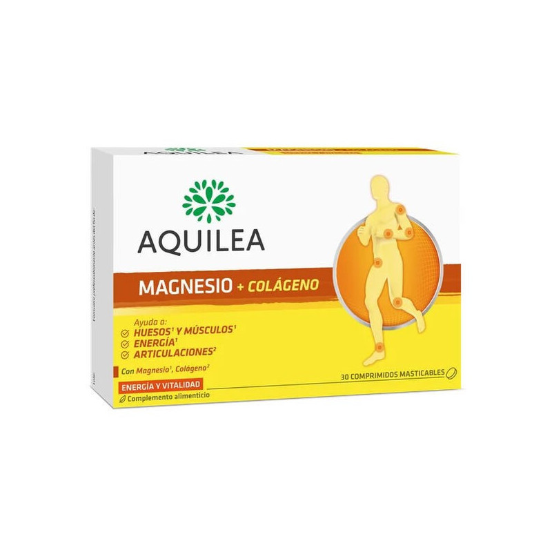Aquilea Magnesio Colágeno Sabor Limón 30 comprimidos