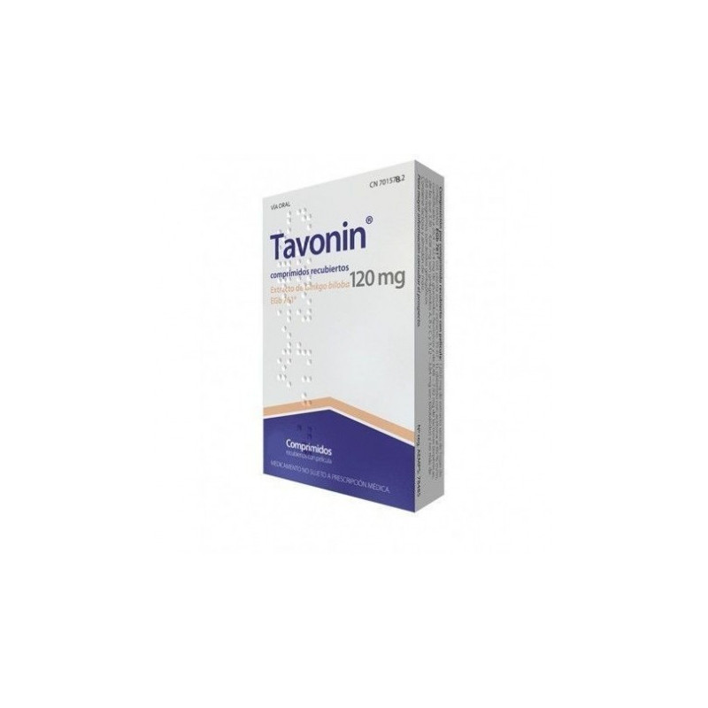 TAVONIN 120 MG 30 COMPRIMIDOS RECUBIERTOS