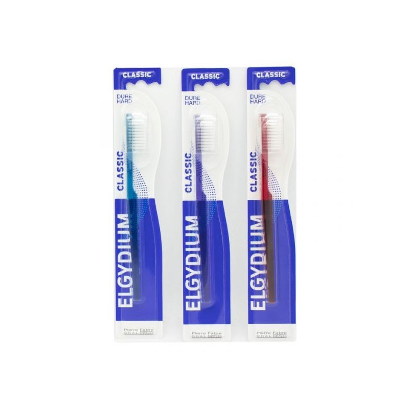 Elgydium classic cepillo de dientes duro